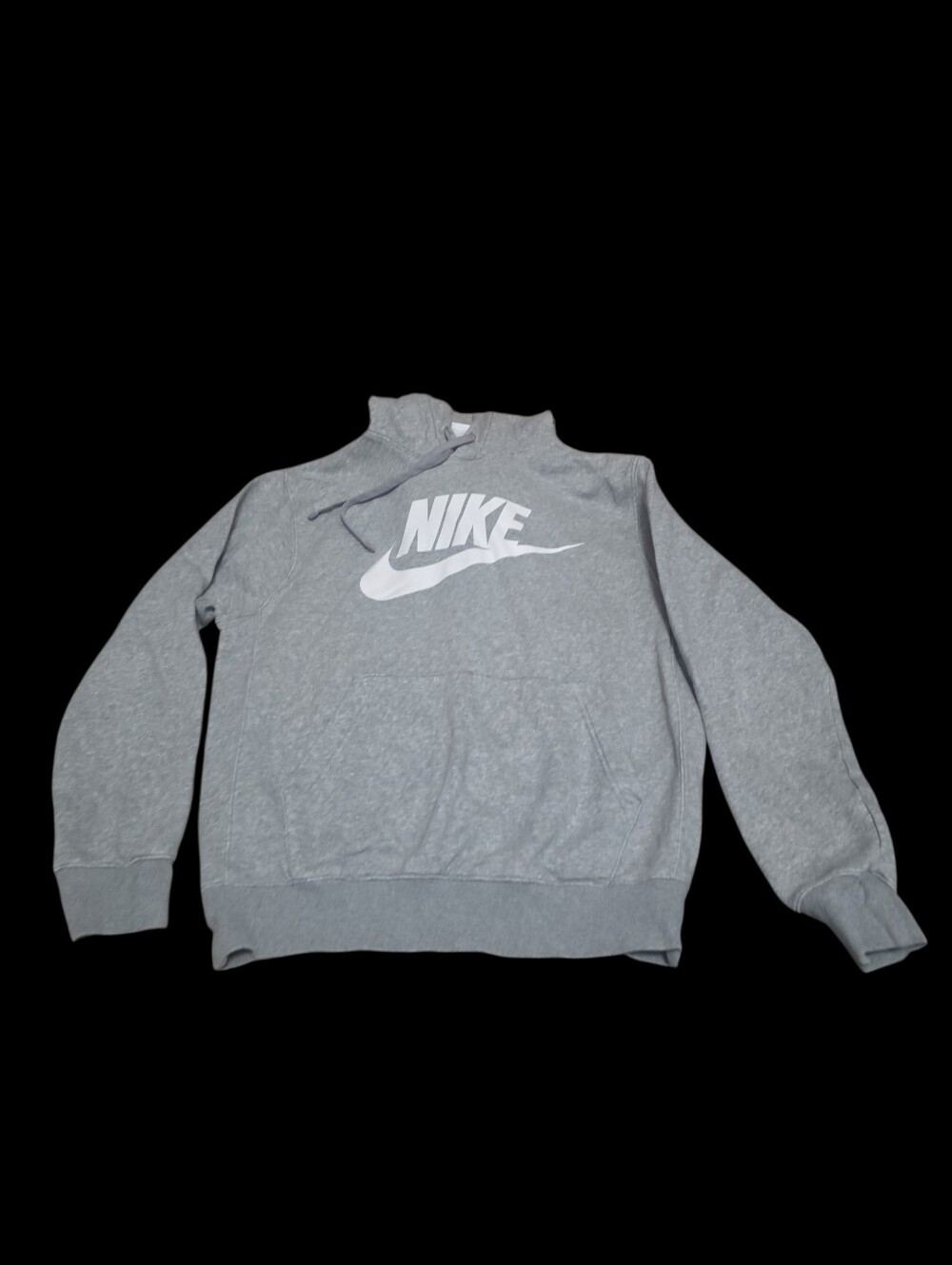 Nike Men's Grey Logo Pullover Sweatshirt